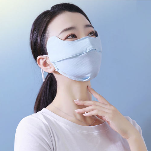 防晒口罩女防紫外线夏季遮脸面纱