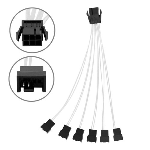 风扇小6pin转小4pin价格 风扇小6pin转小4pin图片 星期三