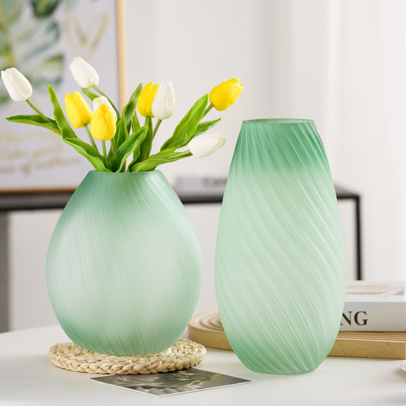 轻奢创意花瓶高端网红大花瓶高级感高档餐桌插花瓶摆件客厅装饰