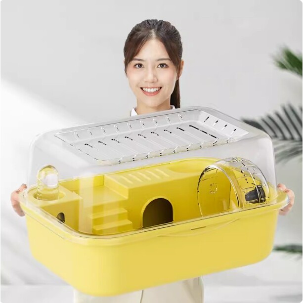 仓鼠笼子金丝便宜超大专用房子亚克力外带双层豪华别墅用品透明