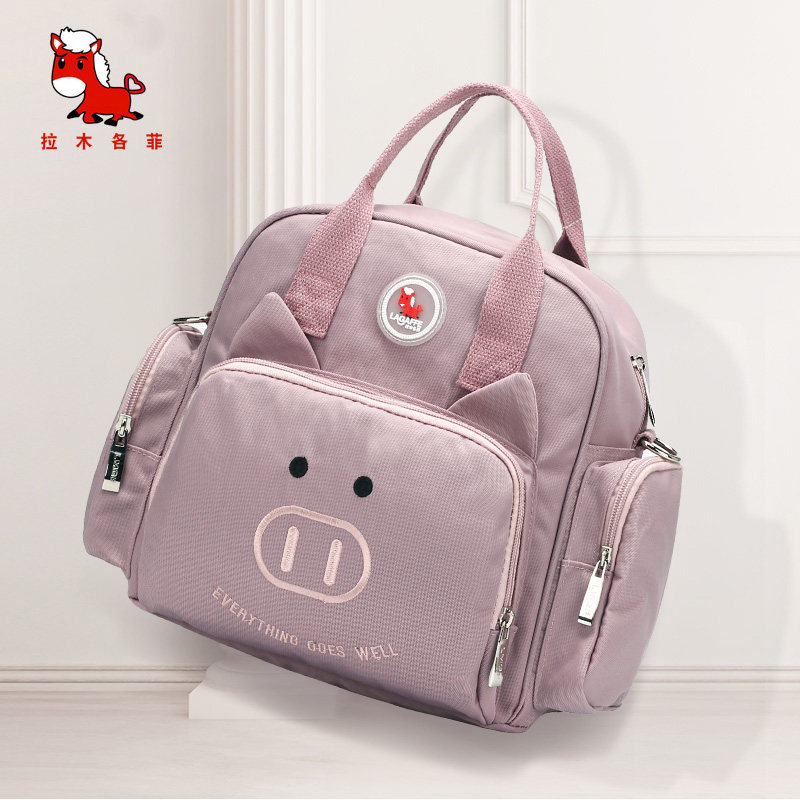 妈咪包斜挎小号手提轻便妈妈包母婴包双肩背包时尚辣妈款外出小包