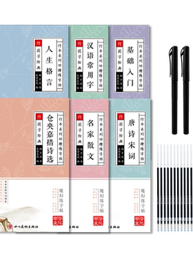 练字帖成人行楷速成可反复使用