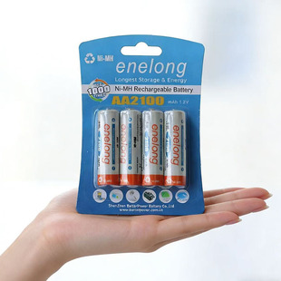 爱老公enelong BPI倍特力低自放2100mAh镍氢5号话筒手柄充电电池