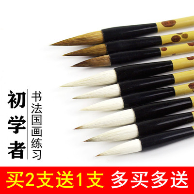 初学者专用毛笔兼毫成人