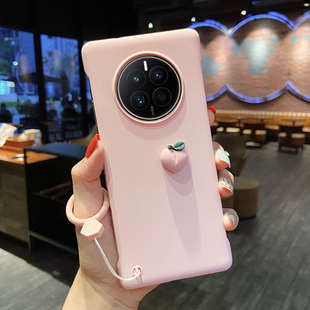 mate40pro無邊框不頂膜40rs保時捷超薄裸機手感m30pro網紅女帶掛繩mt50rs外殼男 適用華為mate50pro手機殼新款