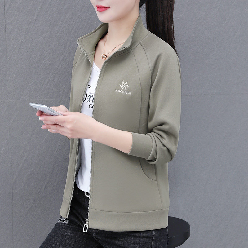 春秋季立领中年外套女士2025新款图片