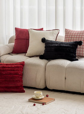 Simple sofa chic pillow cashmere houndstooth sofa cushion