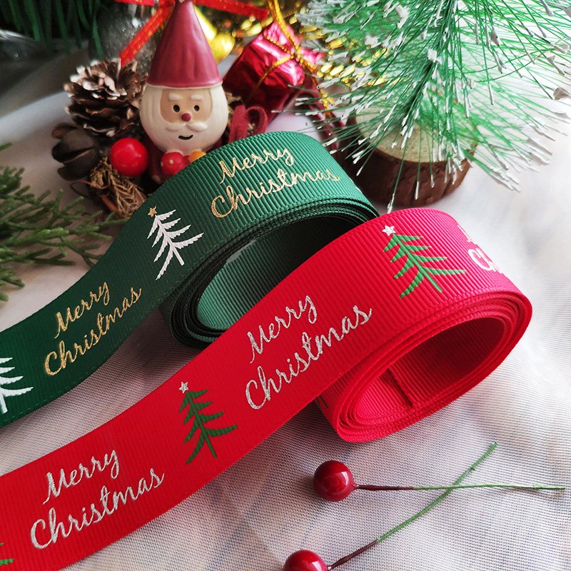 christmas ribbon bow tie christmas tree decoration ribbon