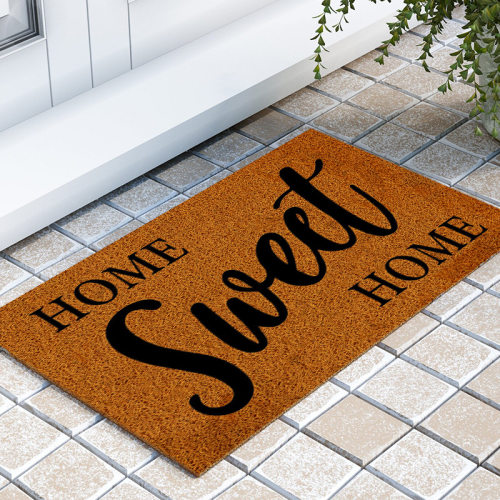 仿椰棕入户门垫玄关垫门口丝圈脚垫卫生耐脏蹭土pvc地垫 door mat