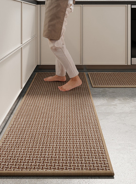 Grease water proof kitchen floor mat household washable rugs