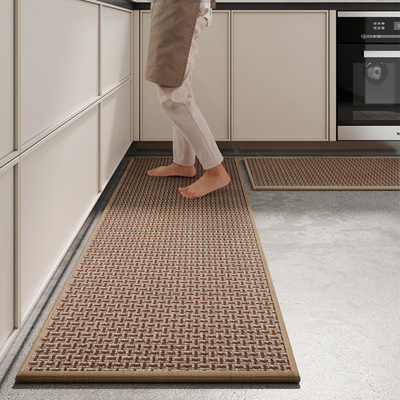 Grease water proof kitchen floor mat household washable rugs