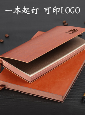 勤得利软皮商务笔记本子A5/A6/B5复古简约日记本便携随身小号记事本办公工作批发会议记录本封面定制可印LOGO