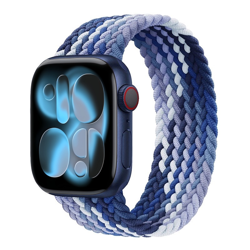 适用iwatch全系列尼龙编织表带
