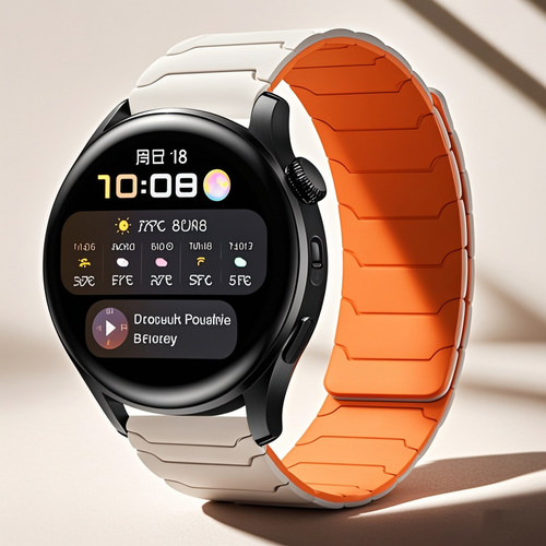 适用gt5/pro/gt4/2硅胶磁吸表带