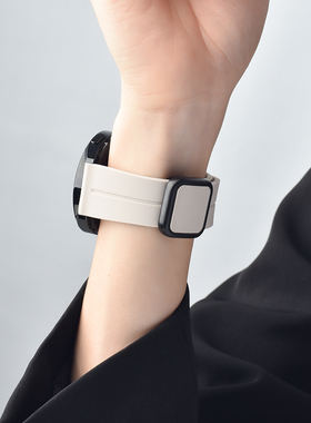 适用华为gt2手表gt6/5/gt4表带watch5/4/3Pro硅胶gt3智能配件荣耀华米表链运动男女华米三星小米s3磁吸替换带