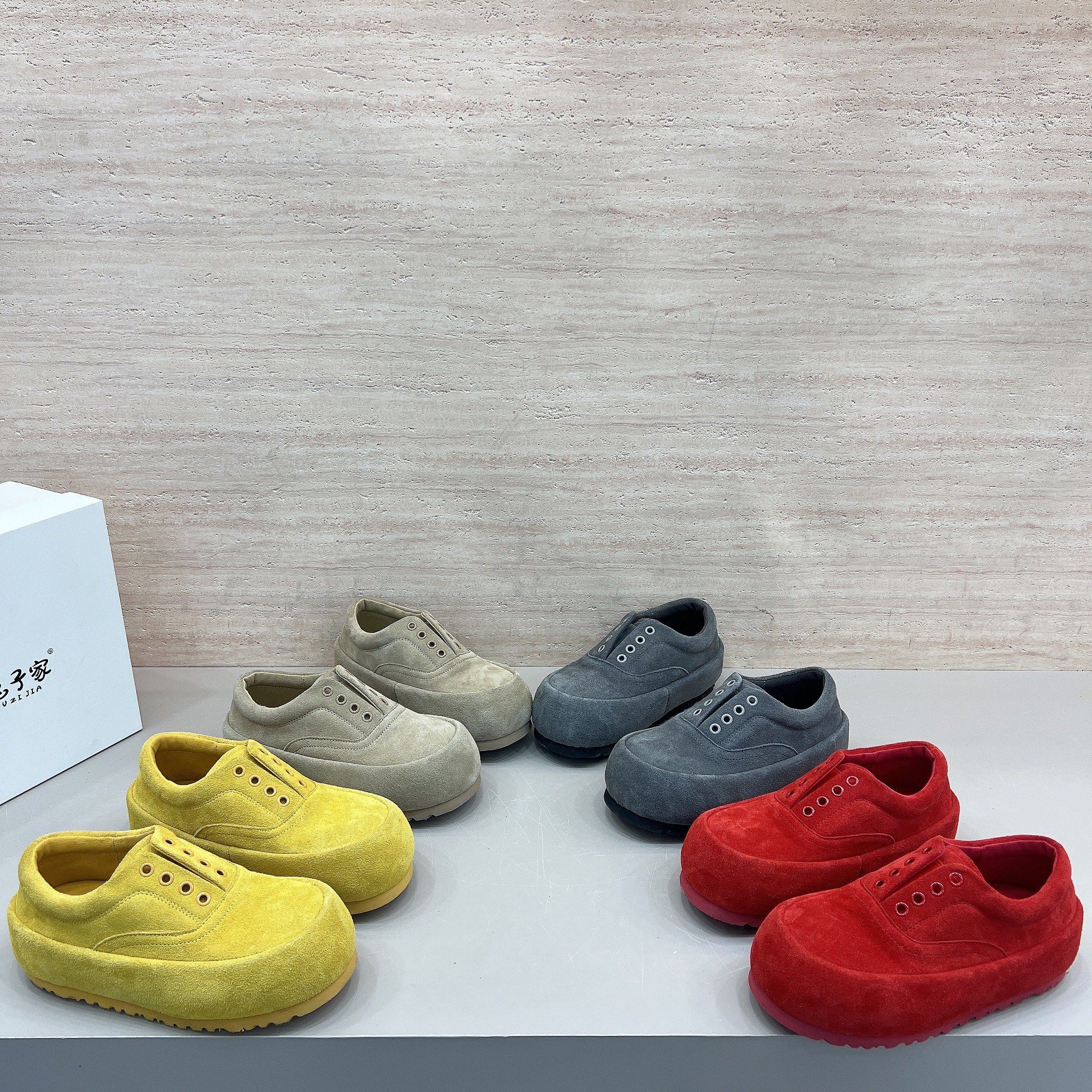 欧货磨砂皮厚底松糕休闲鞋女2026新款5cm内增高低帮单鞋乐福鞋女,女鞋,时尚休闲鞋,淘宝优惠券,粉丝福利购,淘宝优惠卷