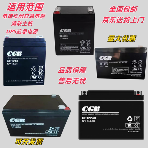 西奥电梯应急平层松闸装置UPS电源CGB长光蓄电池CB1240/1270/1250