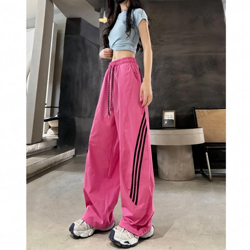 多巴胺速干阔腿裤女2026夏季新款