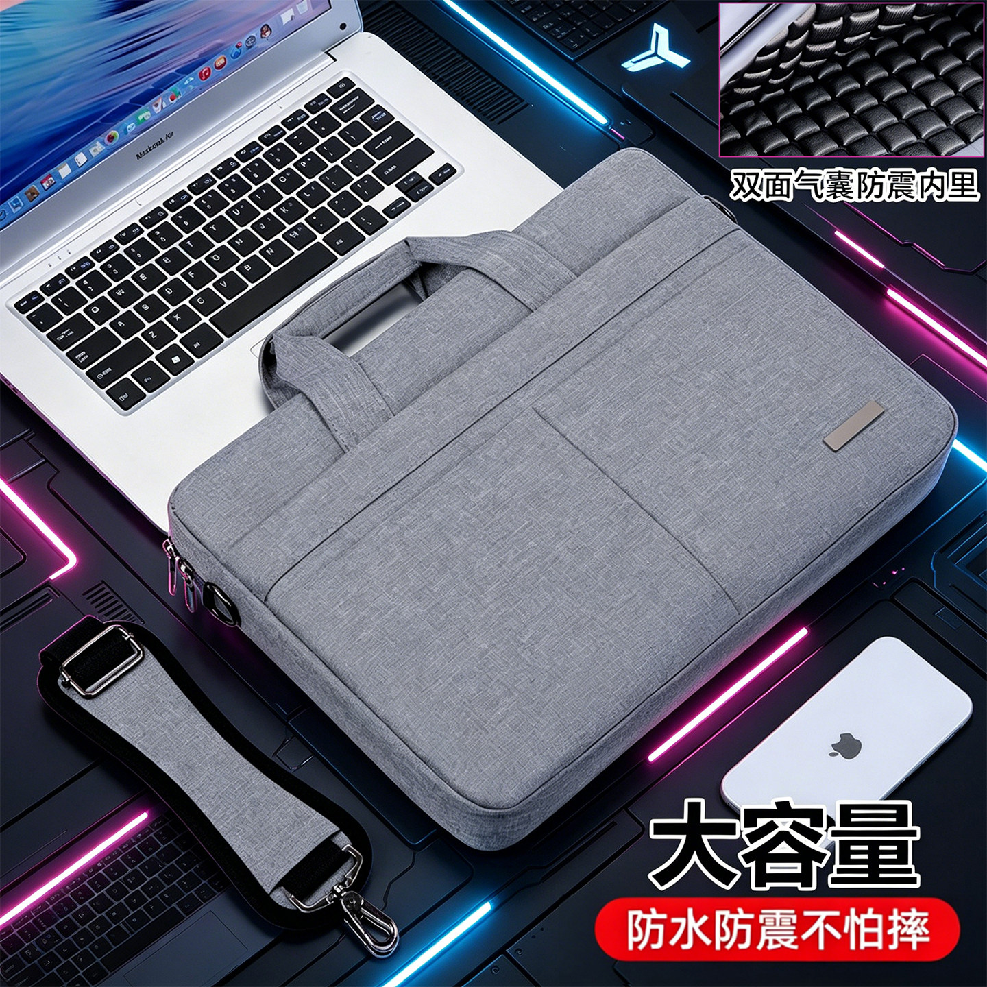 2026款联想拯救者Y9000p/Y7000p手提包男15.3寸/16寸Y7000X游戏本电脑R9000P保护套R7000P防震创世单肩公文包