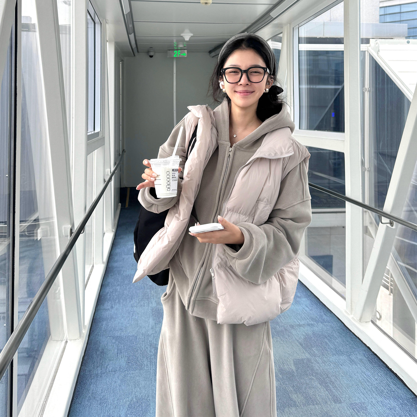 高级感运动服套装女冬季加绒加厚