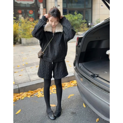 超好看韩式搭配一整套冬装高级感