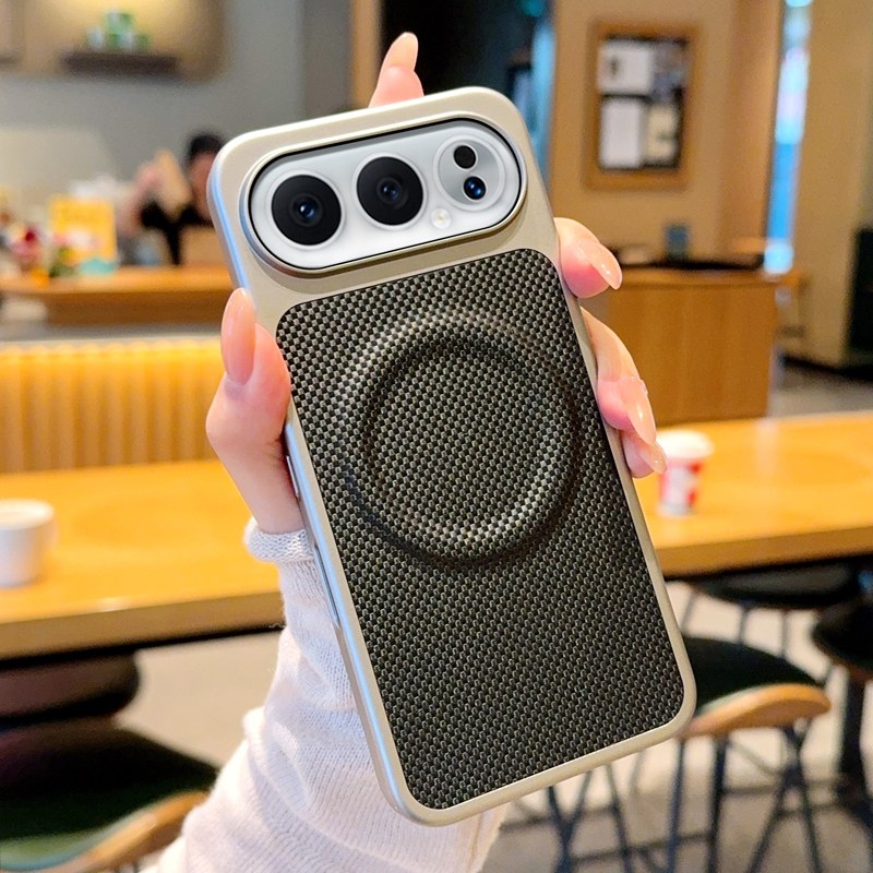 适用于华为荣耀500手机壳新款荣耀500pro皮纹大孔电镀保护套超薄防摔高级荣耀500商务荔枝纹por十男磁吸的外