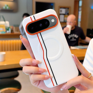 适用谷歌GooglePixel10手机壳磁吸金甲新款Pixel10Pro XL全包防摔Pixel10A保护套5g皮纹网红简约素皮商务男女