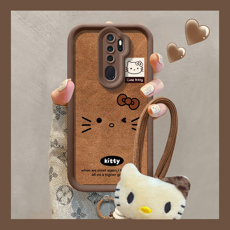 适用Kitty猫oppoa11x手机壳a9x新款a11网红oppoa9男士女a5的防摔a3全包镜头kt皮纹a2高级感a1pro硅胶软保护套