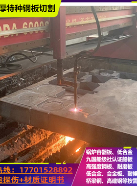 16MNDR低温容器板12CR1MOVR钢板切割激光下料加工异形件量大价优