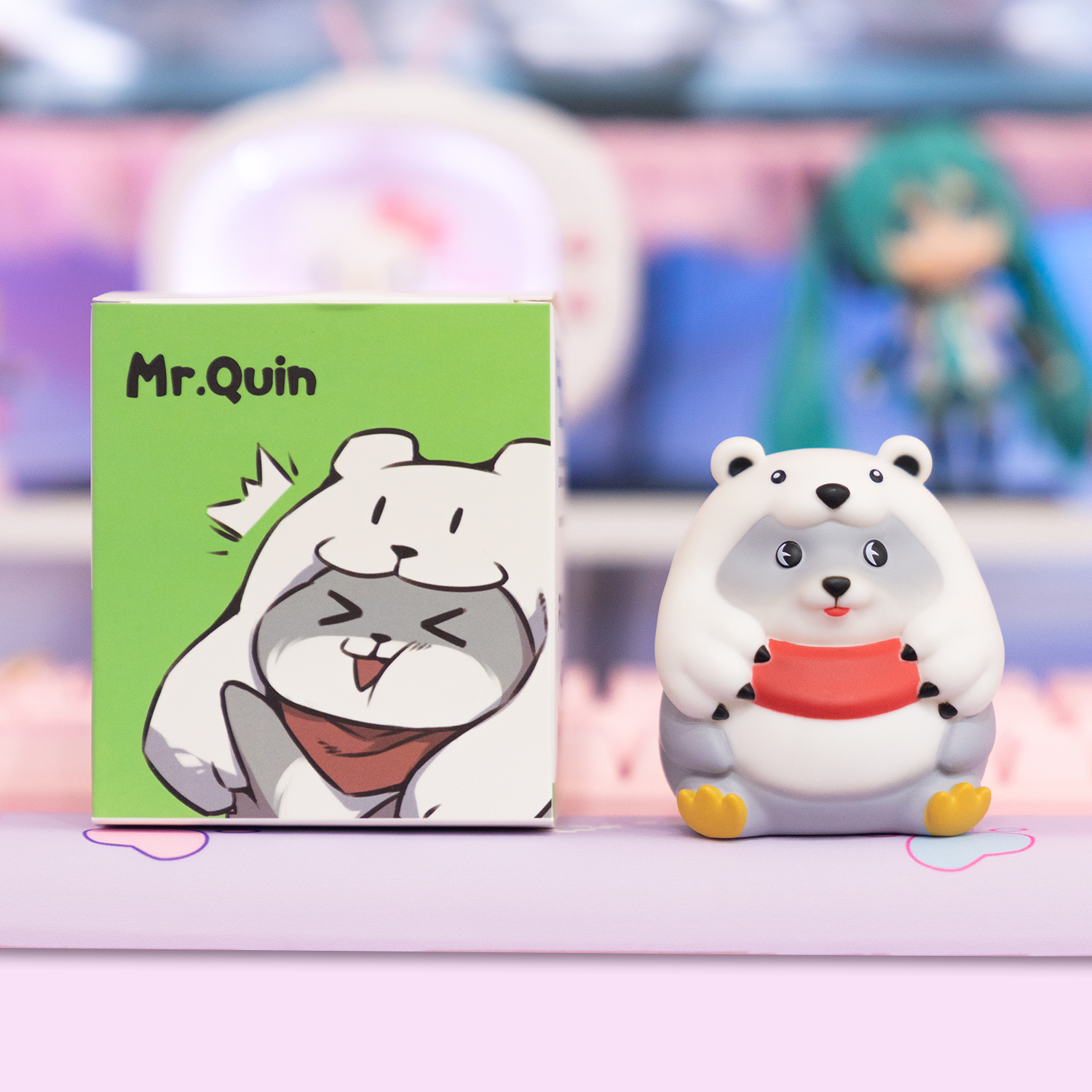摸鱼禁止mrquin 合理的企鹅狗摆件桌面创意个性玩偶pvc主播礼物