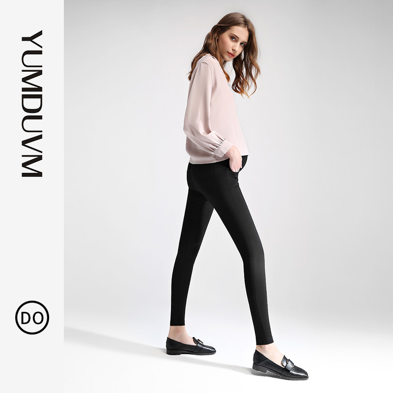 孕度DO818魔术裤孕妇裤夏季外穿裤子孕妇装春夏薄款九分裤打底裤