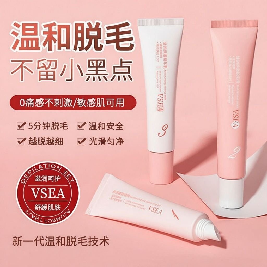【脱毛神器】唇部脱毛膏女生专用脱唇毛面部去小胡子温和不留黑点