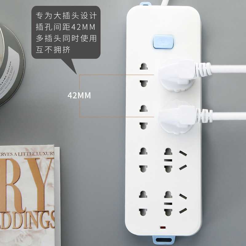 德国进口两脚插座带usb2插位两孔排插两头插排两项接线板2脚两相