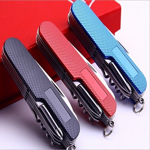 多功能折叠刀瑞士军士刀户外随身便携小刀具防身野外生存装 备直刀