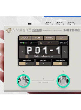 适用于hotone ampero mini电吉他综合效果器 屏幕保护贴膜非钢化膜纳米防爆高清防刮膜防指纹膜磨砂膜