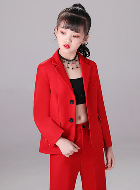 运费险！走秀女童礼服西服洋气