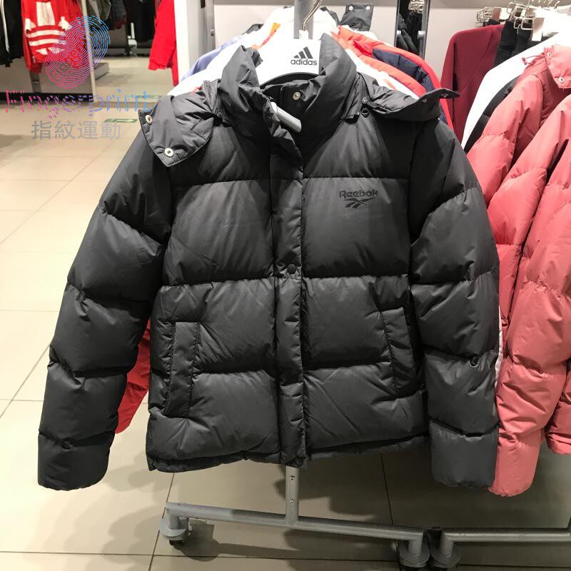 指纹运动 FP8739 锐步reebok女士运动休闲冬季高充容量短款羽绒服