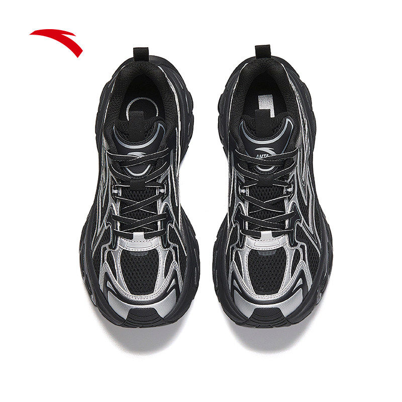 安踏扶摇厚底增高老爹鞋2026夏季新款网面透气男鞋休闲鞋官方鞋子