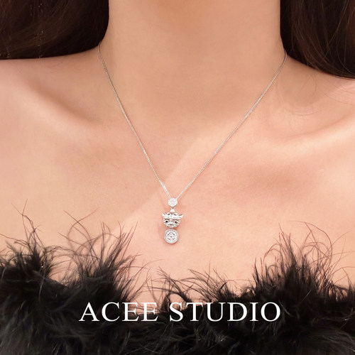 S925纯银韦雪同款招财貔貅项链