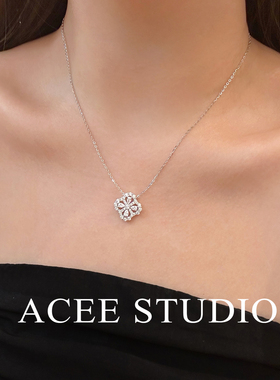 ACEE设计Loop项链925纯银女款轻奢简约小众设计感锁骨链送女友