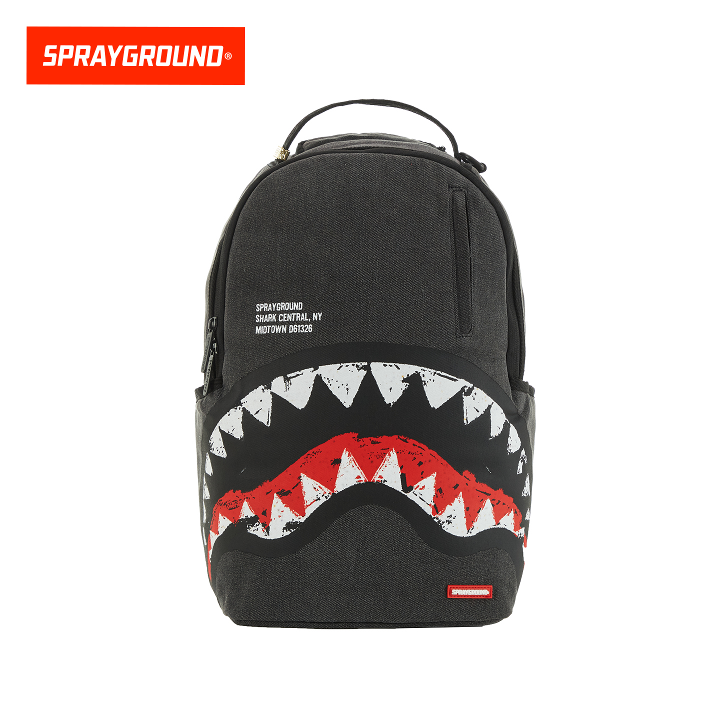 SprayGround鲨鱼嘴大容量双肩包25新款男女学生电脑包休闲书包