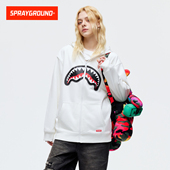SprayGround鲨鱼嘴2026春季 潮 卫衣外套男女宽松帽衫 新款 连帽开衫