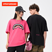 SprayGround鲨鱼嘴印花2026夏季 体恤上衣 宽松情侣款 短袖 T恤男美式