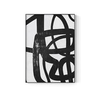 Sunset and dusk hanging painting Matisse line abstract mural ins Nordic Sunrise decorative painting thumbnail 3