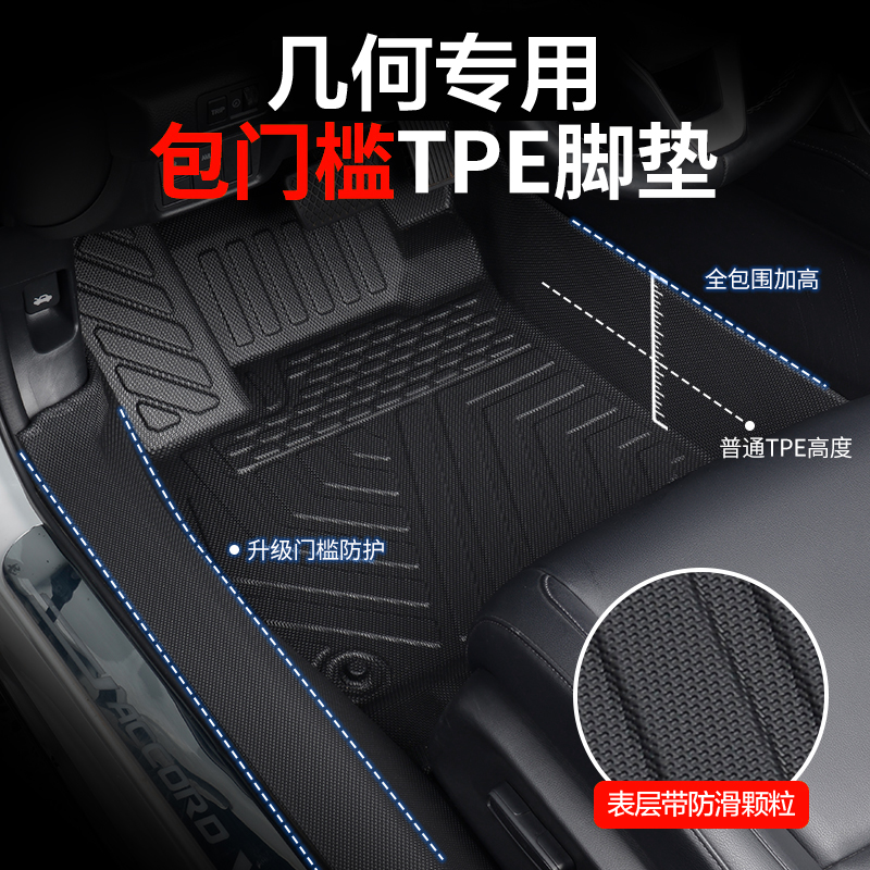 【真TPE包门槛】几何专用脚垫