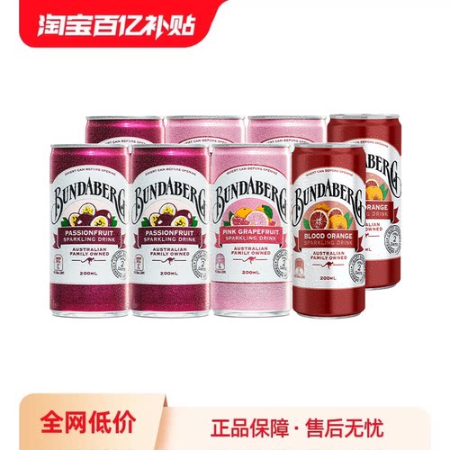 澳洲进口宾得宝果味风味气泡饮料
