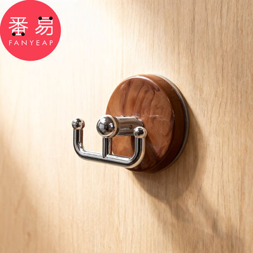 挂钩/吸盘/双钩A1pn008-双钩浴室挂钩免打孔家用门后挂衣钩粘钩