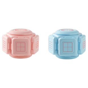 小学生田字格印章七面多功能学习印章拼音四线三格钟表教师改错订正神器儿童教学多面合一鼓励笑脸动物