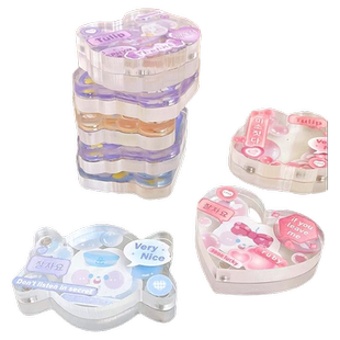 咕卡砖麻将异形磁吸透明冰块亚克力diy砖块相框女孩生日礼物儿童古卡片套装便宜的一元一块咕咔砖贴纸全套