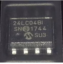 24LC04BI/SN 贴片SOP8 电可擦除可编程只读存储器芯片 全新原装
